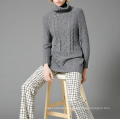 17PKCS368 2017 knit wool cashmere knitted lady sweater